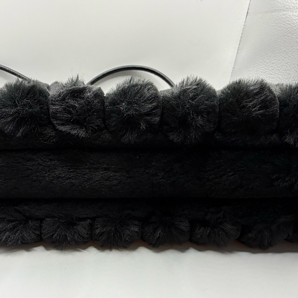 Prada Black Faux Fur Tote Bag - Picture 6 of 9